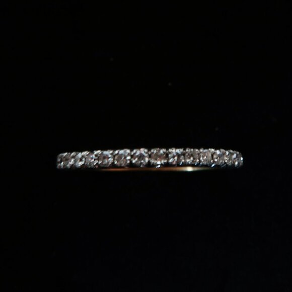 Erstwhile Zephyr Ring, Diamond Eternity Band, Size 5 - Picture 6 of 12